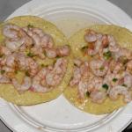 -Tostadas de camarones - EL SALVADOR 